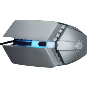 Indena G-05 RGB Wired Mouse Side View Ash