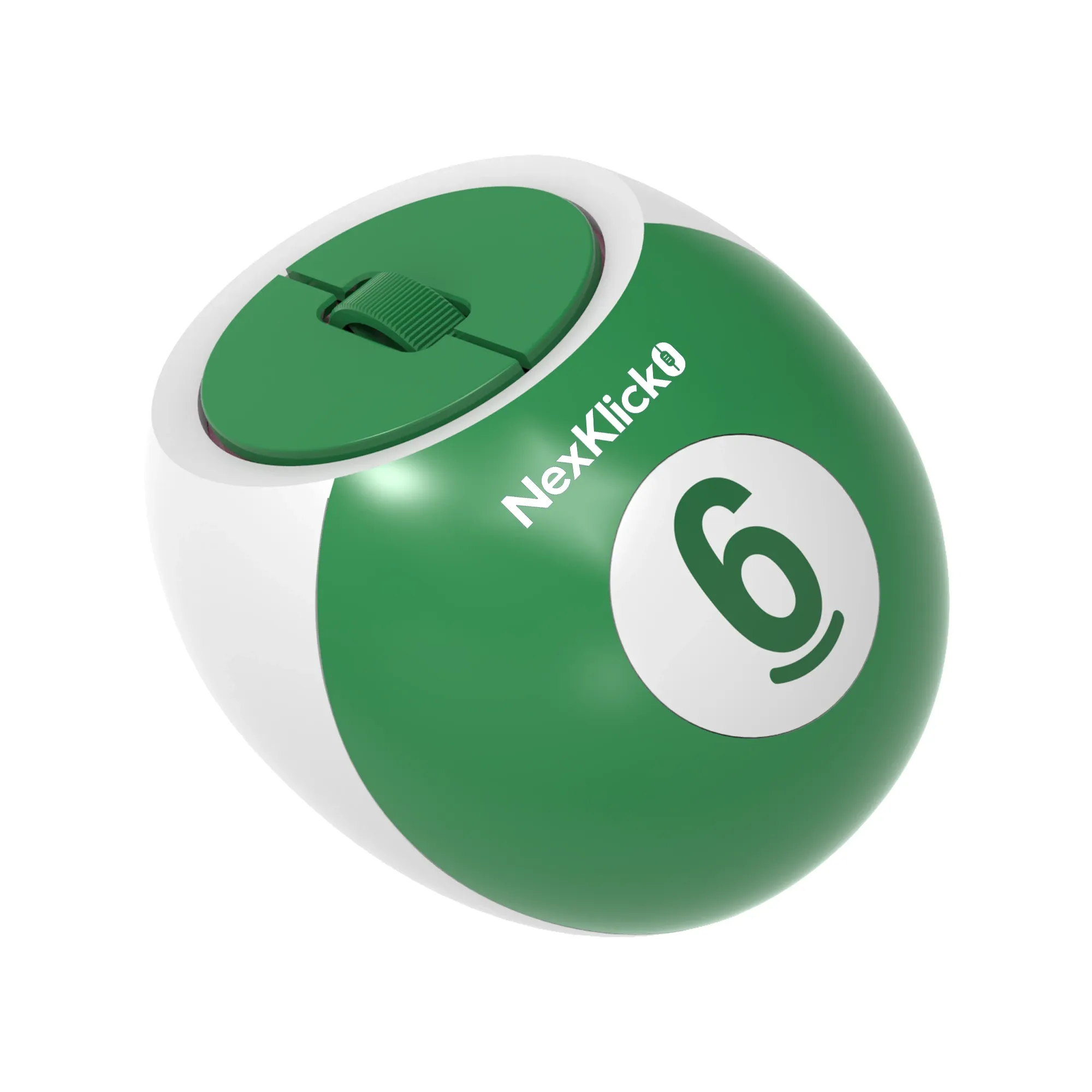NexKlicko 8Ball Edition Dual Mode Pocket Mouse Side View
